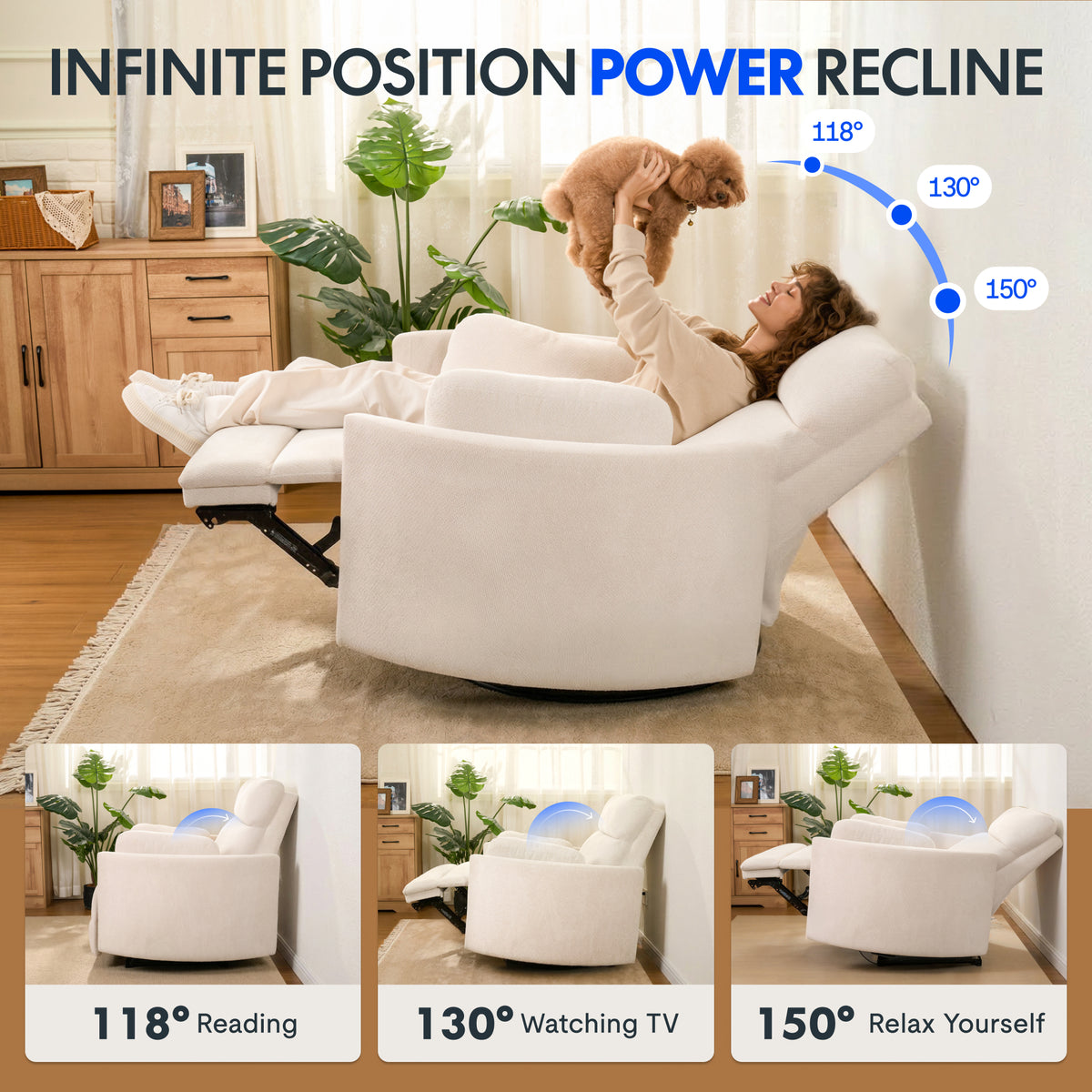 Power recline positions
